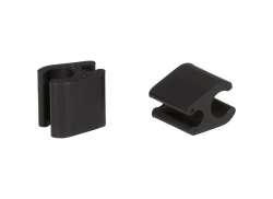Elvedes Duo Cable Clip &#216;4.1 / 4.1mm - Black (1)