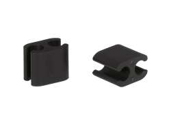 Elvedes Duo Cable Clip &#216;4.1 / 5.0mm - Black (1)