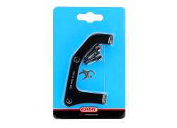 Elvedes Étrier De Frein Adaptateur Ø220mm PM-Est Pour. Arrière - Noir