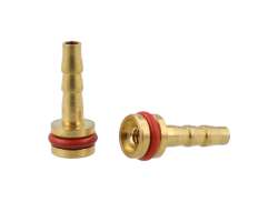 Elvedes Fissaggio Tubo Flessibile Inserti Per. Tektro 5.0 - Oro (30)