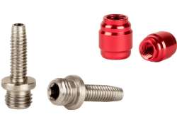 Elvedes Fissaggio Tubo Flessibile Set Per. Sram/Avid - Rosso