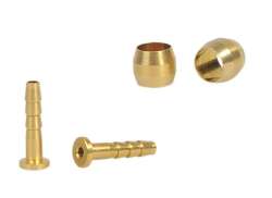 Elvedes Hose Fitting Set For. Shimano BH-59 - Gold