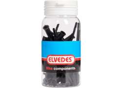 Elvedes ケーブル フェルール とともに Tip 4.3mm プラスチック - ブラック