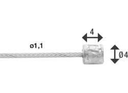 Elvedes Lanko Řazení 2.25m 1.1mm - Stříbrná