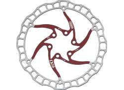 Elvedes One Piece Rotor LX16 Brake Disc &#216;160mm 6 Hole Red