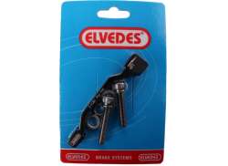 Elvedes PM-PM Bremseskive Adapter 180mm Forrest/Bagerst - Sort