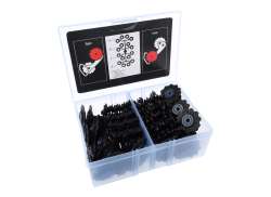 Elvedes Pulley Wheel + Spacers - Black (25)