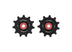 Elvedes Ruedas De Polea 2x11T 12V SH - Negro/Rojo (2)