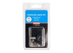 Elvedes Sæt 9 Hydrauliske Bremseslange Nippel - Sort