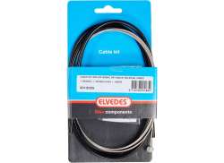 Elvedes Set Cabluri De Fr&acirc;nă Nexus BR-IM45/55/81/85 Inox - Negru
