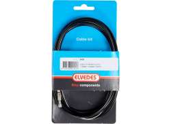 Elvedes Set Cabluri De Fr&acirc;nă Universal 2000mm - Negru