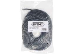 Elvedes 스파이럴 호스 &Oslash;4mm 10m - 블랙