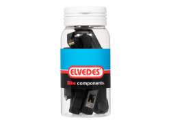 Elvedes SRAM T3 Cable Llaves 1.5mm PVC - Negro (10)