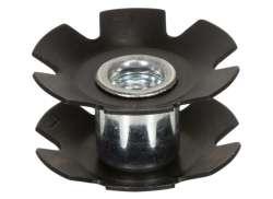 Elvedes Star Nut A-Head Attacco 1 1/8&quot; - Nero (5)