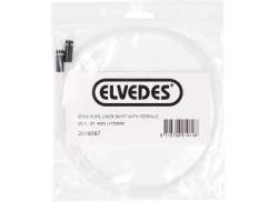 Elvedes Växelkabel Foder Ø2.5/2.0mm 1000mm -Vit (2)