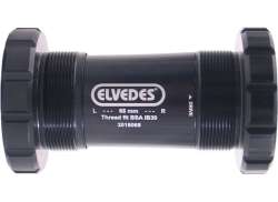 Elvedes 中轴 适配器 BSA IB30 - 黑色