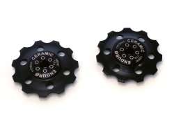 Enduro Zero Pulley Wheels Ceramic Shimano - Black