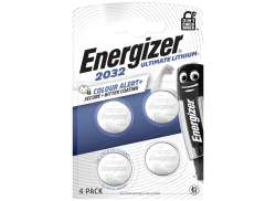 Energizer CR2032 Ultimate Литий Батарея 3S - Серебряный (4)