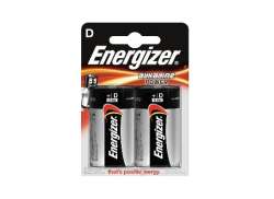Energizer 功率 LR20 D 电池 1.5速 (2)