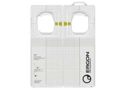 Ergon TP1 Wahoo Speedplay Pedal Adjustment Template - White