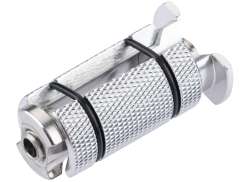 Ergotec A-head Ficha 1 1/8" 24-25.4mm 53/40mm Inox- Prata