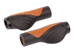 Ergotec Aero 2 Grips 132/132mm - Black/Brown