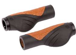 Ergotec Aero 2 Grips 132/132mm - Black/Brown