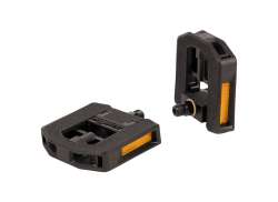 Ergotec EP-F Pedali Pieghevoli Plastica - Nero