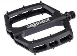 Ergotec EP-P Pedal 9/16&quot; Alluminio Anti-Scivolare - Nero