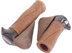 Ergotec Gripy MF1 Alu 130/87mm - Čern&aacute;/Hněd&aacute;