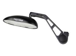 Ergotec M-88 Sykkelspeil L/R Aluminium - Svart