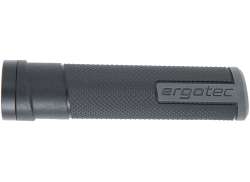 Ergotec Porto Handvatten 133mm - Zwart/Grijs