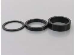 Ergotec Sada Distančn&iacute;ch Prvků 1 1/8&quot; &Oslash;28.6 2/5/10mm - Čern&aacute;