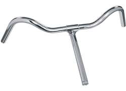 Ergotec Tour Sykkelstyre 565mm &Oslash;22.2mm - S&oslash;lv