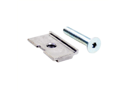 Esge Adapterplaat Incl. Bout F20/1 tbv. Standaard - Zilver