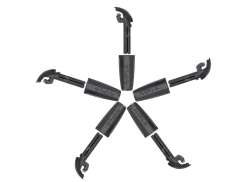 Eurofender Gripclip PVC Para. Soporte Para Guardabarros - Negro (5)