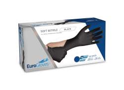 Eurogloves Taller Guantes Nitril Negro - XL (100)