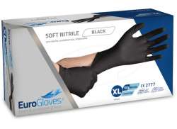 Eurogloves Werkplaats Handschoenen Nitril Zwart - XL (100)