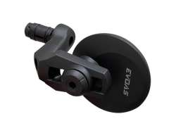 Evoas Luxe Spiegel Rond Links- Zwart