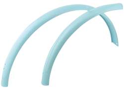 Excelsior Juego De Guardabarros 26&quot; Zwan Retro - Azul Claro