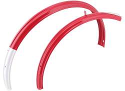 Excelsior Spatbordset 26 Inch Nostalgie - Hibiscus Rood