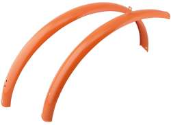 Excelsior Spatbordset 26\" Zwan Retro - Zalm