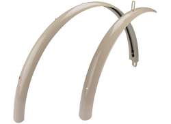 Excelsior Vintage E Mudguard Set 28\" Aluminum - Light Ivory