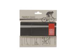 Fahrer Serre-Pantalon 47 x 5cm Velcro - Noir