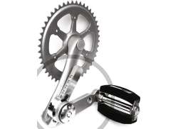 FalisoMED Reha Crank Rechts Verstelbaar - Zilver