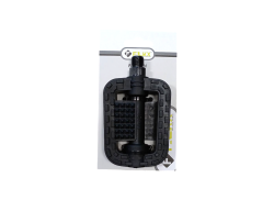 Falkx Basic Pedales Anti Patinaje Reflectante Pl&aacute;stico - Negro