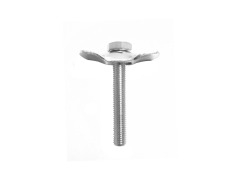 Falkx Bout M10 Incl. Plaat 70mm tbv. Fietsstandaard - Zilver