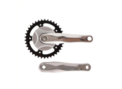 Falkx Cranckstel 38T 170mm Aluminium - Zilver