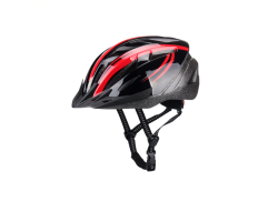 Falkx Cyklistick&aacute; Helma Červen&aacute;/Čern&aacute; - M 55-58 cm