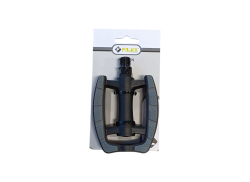 Falkx Lux Pedais Anti Derrapar Refletor Pl&aacute;stico - Preto